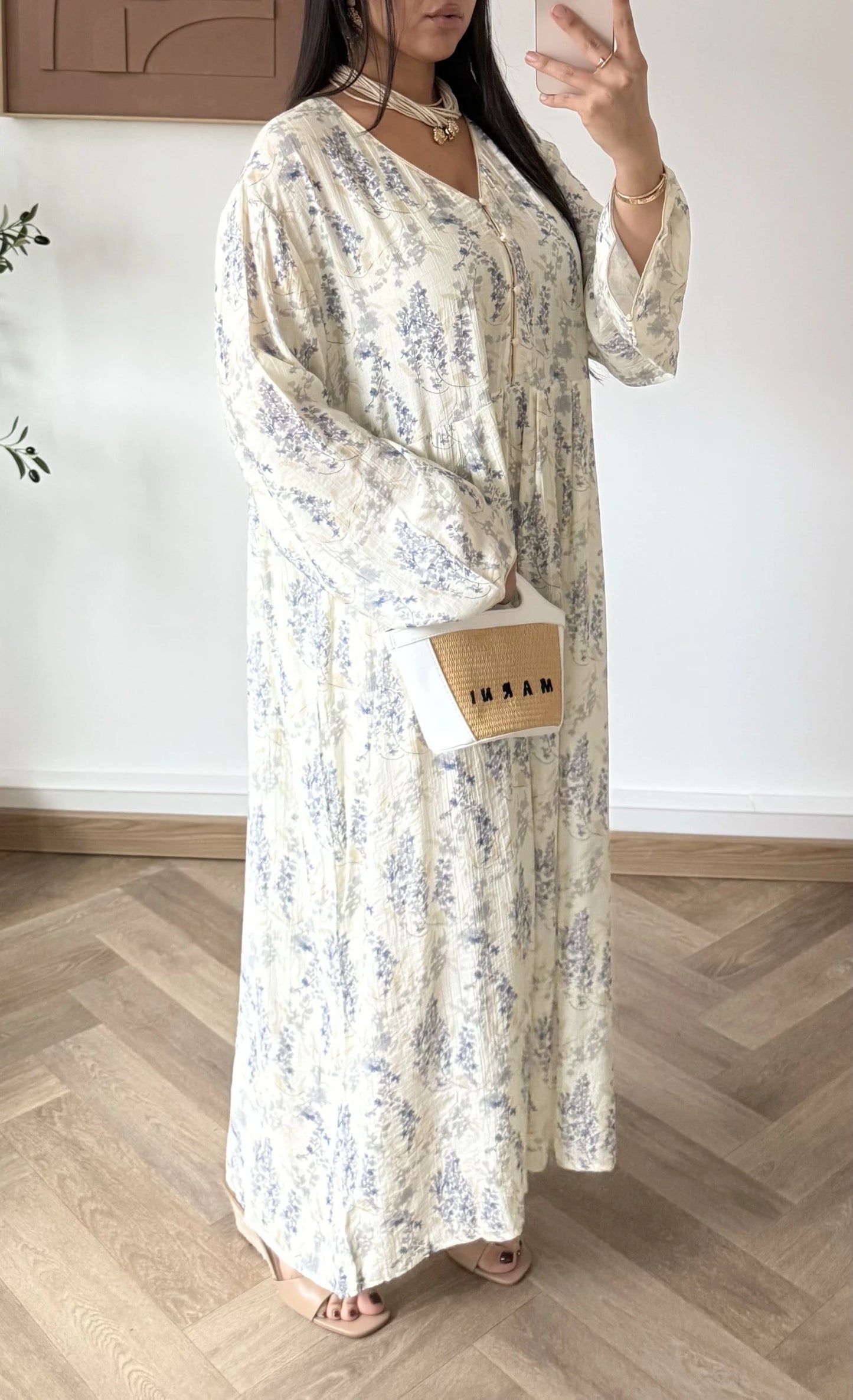 Robe longue Violette